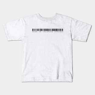 Made in Colorado Springs Kids T-Shirt